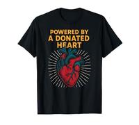 Heart Warrior Powered by a Donated Heart Cool Mens Get Well T-Shirt
