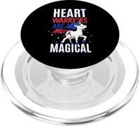 Heart Warriors Are Magical Congenital Heart Disease PopSockets PopGrip for MagSafe