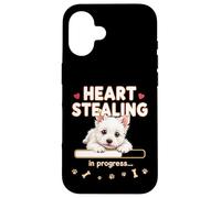 Heart West Highland White Terrier Funny Gift Westie Puppy Case for iPhone 16