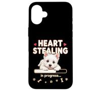 Heart West Highland White Terrier Funny Gift Westie Puppy Case for iPhone 16 Plus