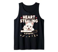 Heart West Highland White Terrier Funny Gift Westie Puppy Tank Top