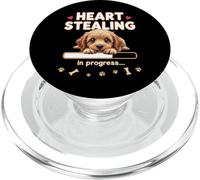 Heart Wirehaired Pointing Griffon Dog Funny Gift Griff Puppy PopSockets PopGrip for MagSafe