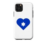 Heart with a Jewish Star Inside Case for iPhone 11 Pro