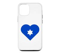 Heart with a Jewish Star Inside Case for iPhone 12/12 Pro