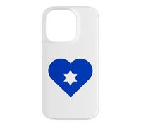 Heart with a Jewish Star Inside Case for iPhone 14 Pro