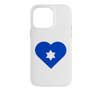Heart with a Jewish Star Inside Case for iPhone 14 Pro Max