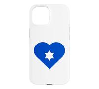 Heart with a Jewish Star Inside Case for iPhone 15