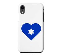 Heart with a Jewish Star Inside Case for iPhone XR
