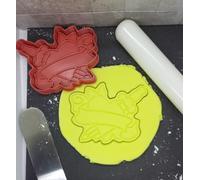 Heart with Scroll Cookie Cutter 3D Printed Biscuit Stamp Icing Cake Decoration