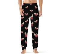 Heart with Wings Broken Men's Pajama Pants Lightweight Pjs Bottoms Lounge Pants Sleepwear Soft