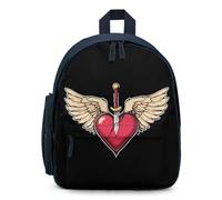 Heart with Wings Broken Mini Backpack Cute Travel Daypack