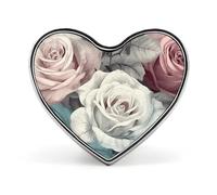Heart Yellow And Gray Brooch Classic Mini Pin 1 Inch Aluminum Alloy Lapel Pin Personalized Button Badge for Backpack Hat Suit Jacket Clothing Decoration