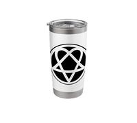 Heartagram Pentagram Stainless Steel Insulated Tumbler