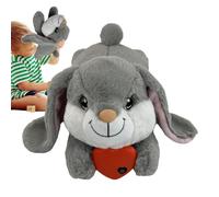 Heartbeat Bunny Dogs - Heartbeat Stuffed Animal For Pets | Soft Calming Aid And Stress Toy | Plush Rabbit Comfort Companion Ideal For Puppies And Dogs To Reduce During Sleep