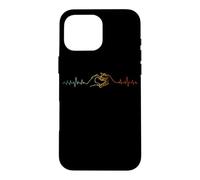 Heartbeat Cat Hand Heart ECG Medical Cat Lover Case for iPhone 16 Pro Max