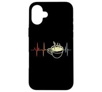 Heartbeat Coffee Case for iPhone 16 Plus