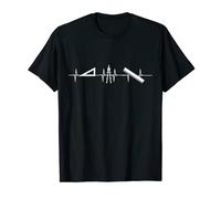 Heartbeat Compass Ruler | Student Engineer Architect T-Shirt