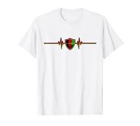 Heartbeat Design Afghan Flag afghanistan T-Shirt
