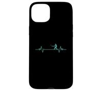 Heartbeat for Cricket Ball Sports Hobby Case for iPhone 15 Plus