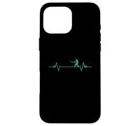 Heartbeat for Cricket Ball Sports Hobby Case for iPhone 16 Pro Max