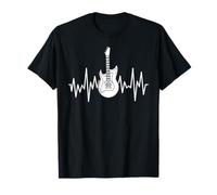 Heartbeat Guitar Design for Musicians and Rhythm Addicts T-Shirt