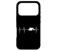 Heartbeat heart frequency rate camping with tent Case for iPhone 17 Pro