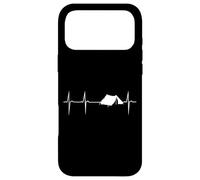 Heartbeat heart frequency rate camping with tent Case for iPhone 17 Pro Max