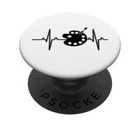 Heartbeat Paint Palette PopSockets Adhesive PopGrip