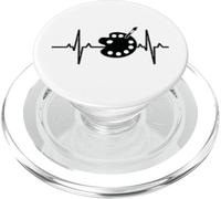 Heartbeat Paint Palette PopSockets PopGrip for MagSafe