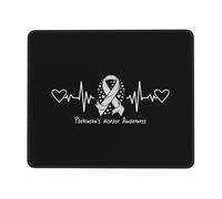 Heartbeat Parkinson’S Disease Awareness Mouse Pad Soft Mousepads Non-Slip Mouse Pads For Work Pc Gaming 25X30Cm