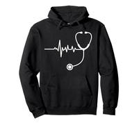 Heartbeat Passion Stethoscope Love Pullover Hoodie