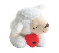 Heartbeat Plush Toy for Pet, Puppy Behavioral Training Aid Toy Snuggle Plush Toy Anxiety Relief Sleep Aid Plush Toy for Smart Dogs Cats