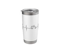 Heartbeat Pulse Rate Frequency Camping pop up Motorhome Stainless Steel Insulated Tumbler