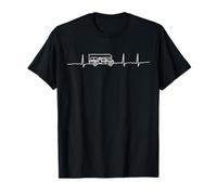Heartbeat RV Camper Mobile Living Outdoor Travel Fun T-Shirt
