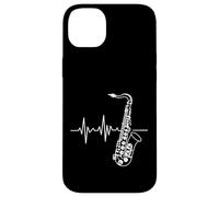Heartbeat Saxophone Jazz Musician Band Teacher Case for iPhone 14 Plus