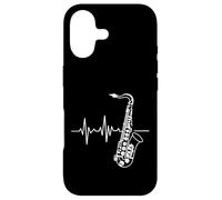 Heartbeat Saxophone Jazz Musician Band Teacher Case for iPhone 17