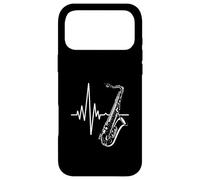 Heartbeat Saxophone Jazz Musician Band Teacher Case for iPhone 17 Pro Max