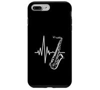 Heartbeat Saxophone Jazz Musician Band Teacher Case for iPhone 7 Plus/8 Plus