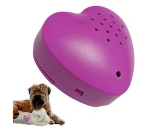 Heartbeat Simulator,Calming 30 Second Sound Recordable Device - Heart Shape Sound Recorder,for Dogs Pets Kids Training Sleep Stress Relief