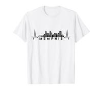 Heartbeat Skyline USA Memphis Value Graphic T-Shirt