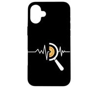 Heartbeat Sound Wave Doctor Analyzer Case for iPhone 16 Plus