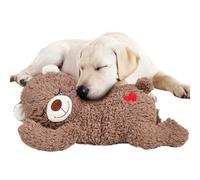 Heartbeat Stuffed Animal, Soothing Toy For Dogs, 30x15cm Heart Beat Puppy Plush Toy, PP Cotton,Behavioral Training, Relieve Pets Loneliness, Soothing Pet Plush Stuffed Animal Bear For Cats And Ki