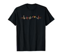 Heartbeat Three Peaks Dolomites Mountains Mountaineering Gift T-Shirt
