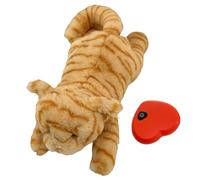 Heartbeat Toy - 14" Plush | Cotton Pet: Comforting Pretend Toy with Built-in Heartbeat Machine Soothes Dogs and Cats Improves Safety, Happiness Bond
