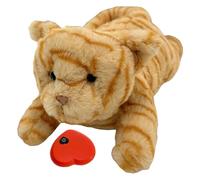 Heartbeat Toy for Cat, Plush Snuggle Sleep Aid Doll, Puppies Heartbeat Toys, Heartbeat Pillow Plush Calming Puppy Toys Stress Relief Supplies for Puppy Kitten, 14.96x6.69x6.69 inches