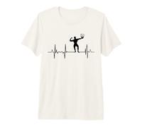 Heartbeat Vegan Bodybuilding ECG Premium T-Shirt