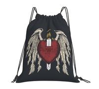 Heartbreak Wing Women Men Drawstring Bag Portable Drawstring Backpack Foldable String Backpack For Picnic Swim Beach