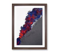 Heartbreaker Abstract Framed Print | A3 Walnut Framed Wall Art | Ready to Hang | Abstract Fantasy Picture | Living Room Bedroom Lounge Office