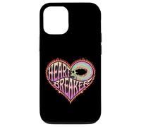 Heartbreaker - Flaming Heart Skull Art Case for iPhone 12/12 Pro