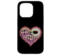 Heartbreaker - Flaming Heart Skull Art Case for iPhone 15 Pro